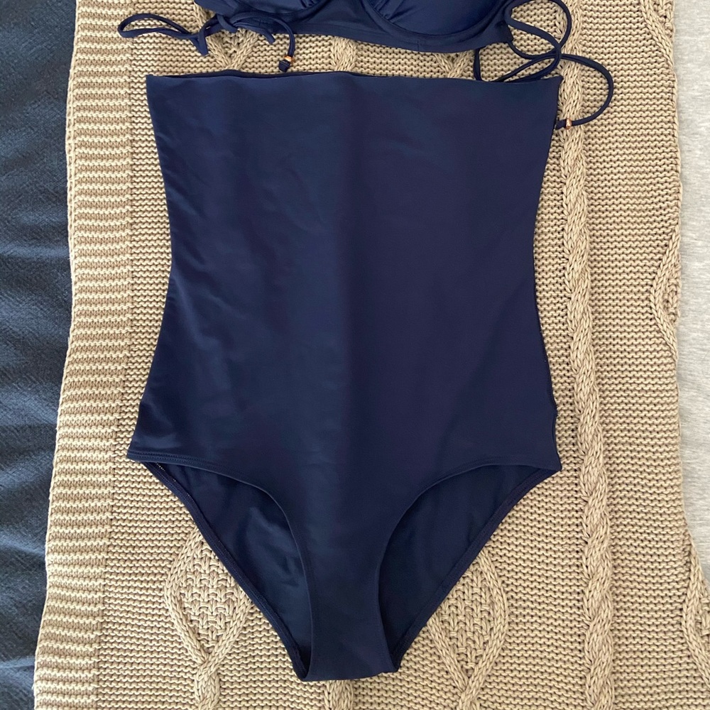 Aerie Sky Hi-Rise Convertible Swim Bottoms